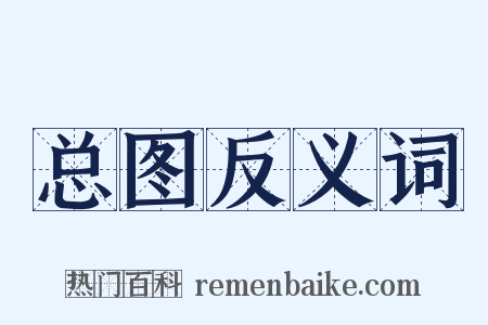 总图反义词是什么意思的图片